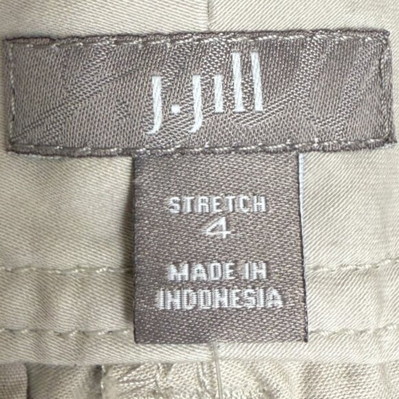 NWT Women's J. JILL Chino Wide Leg Trousers in "Soapstone" | Size 4 - Picture 5 of 10